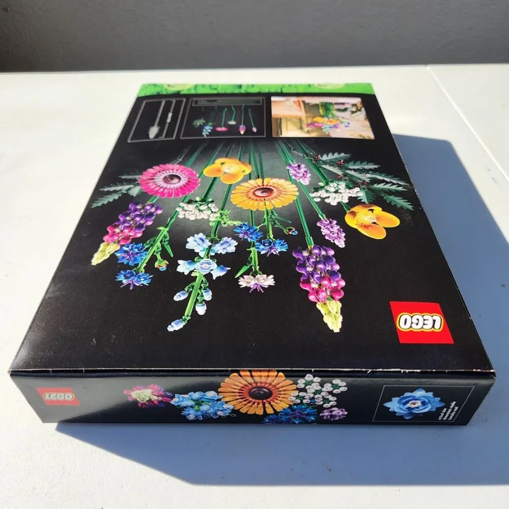 LEGO 10313 Botanicals Artificial Wildflower Bouquet Fake Flowers Building Set